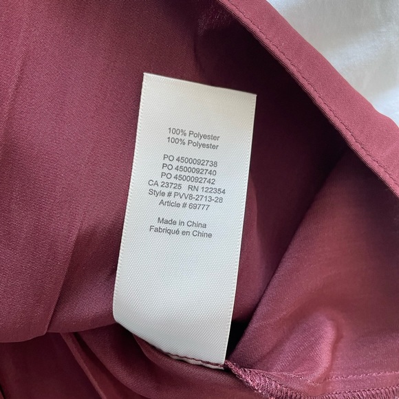 Burgundy Aritzia Cropped Camisole - Picture 4 of 4